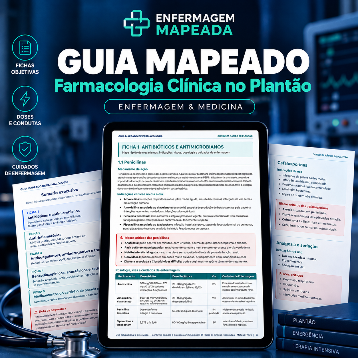 Guia Mapeado — Farmacologia Clínica no Plantão